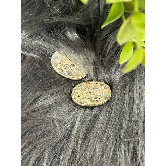 Damaged 925 Silver Dot Earrings - Picture 4 of 5